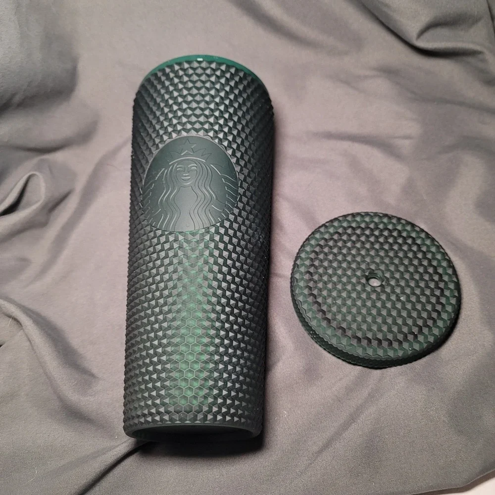 Starbucks  Holiday Pine Green Studded 24oz‎ Venti Cold Cup Tumbler